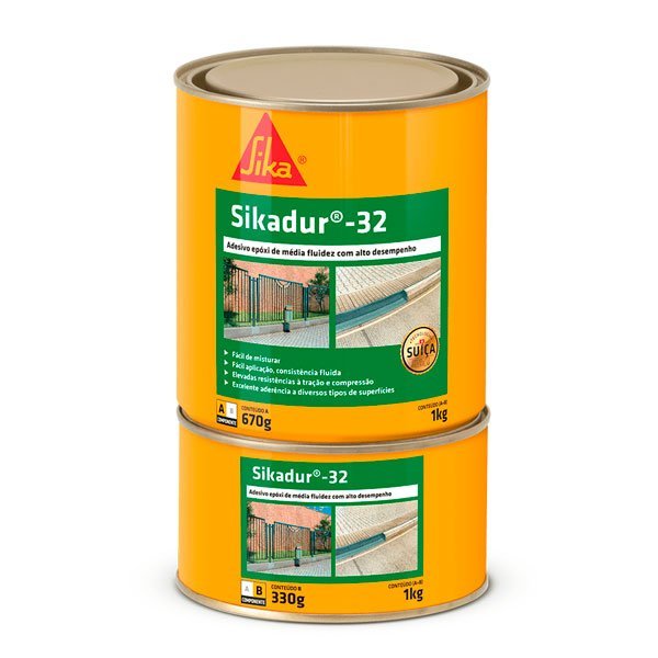 Adesivo Estrutural Sikadur -32 1kg — Acessórios Tintas
