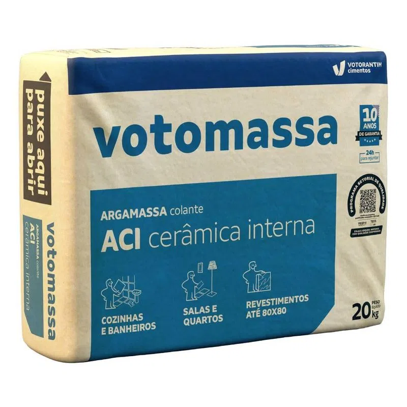 Argamassa Votomassa ACI Interna — Argamassa Interna
