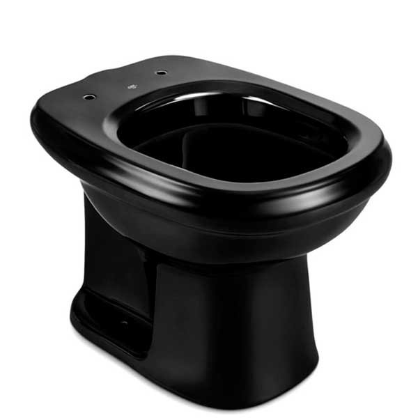 Bacia Icasa Sabatini Convencional Preta — Bacia - Vaso Sanitario