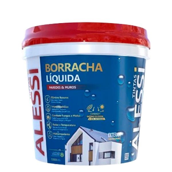 Borracha Líquida Alessi Fosco Branca 20kg — Tintas
