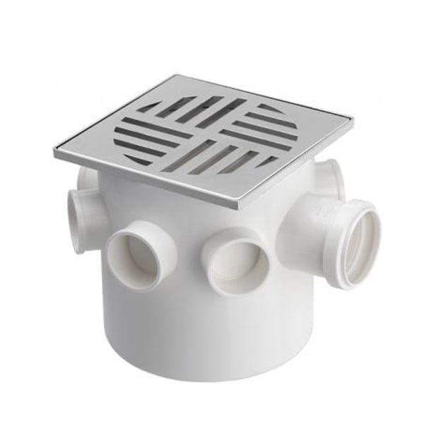 Caixa Sifonada Alumínio Quadrada 150mm — Grelhas e Ralos
