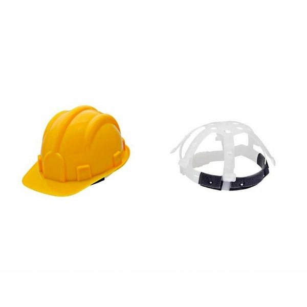 Capacete de Proteção com Carneira amarelo — Capacetes