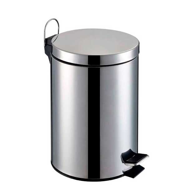 Cesto de Lixo Inox Agata MOR 5L — Acessorios Limpeza