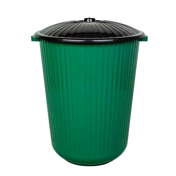 Cesto Redondo com Tampa 60lts — Acessorios Limpeza