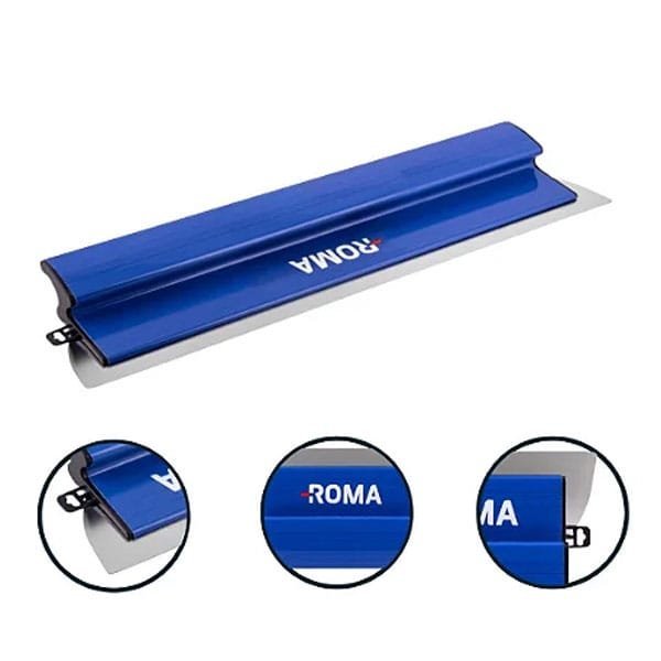 Desempenadeira Aço Inox Pro 60cm Roma 675/60 — Acessórios Tintas