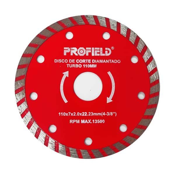 Disco Diamantado Turbo Profield — Manuais