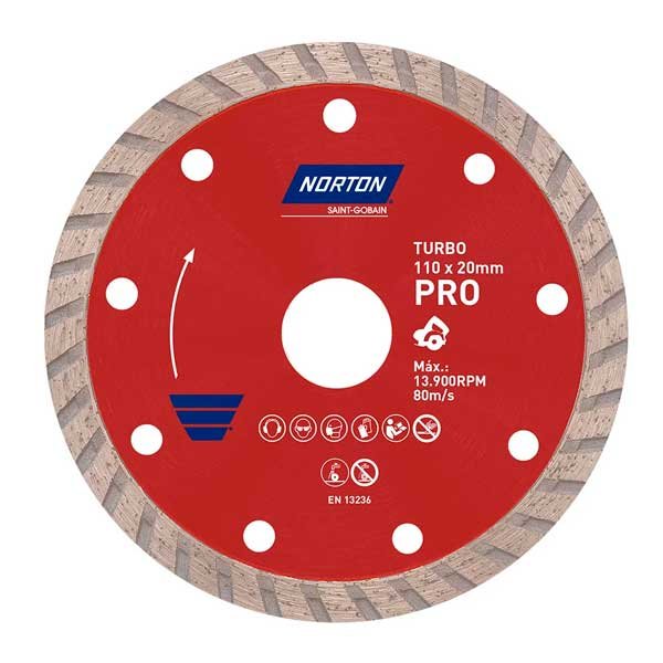 Disco Norton Diamante Turbo 110mm — Acessórios Ferramentas