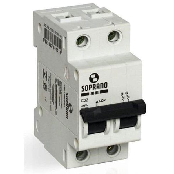 Disjuntor Din 2 x 16 Amperes Soprano — Uncategorized