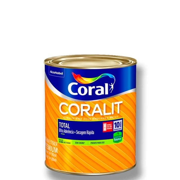 Esmalte Base de Água Coral Branco Acetinado 900ml — Tintas