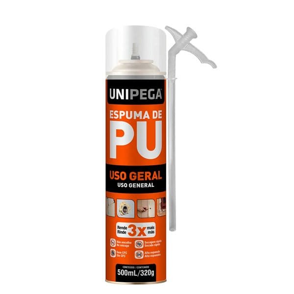 Espuma Expansiva 500ml Unipega — Acessórios Tintas