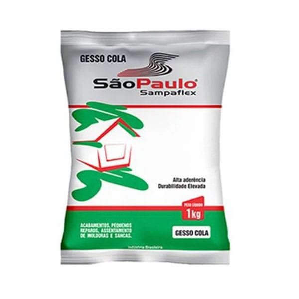 Gesso Cola 1kg Sampaflex — Acessórios Tintas
