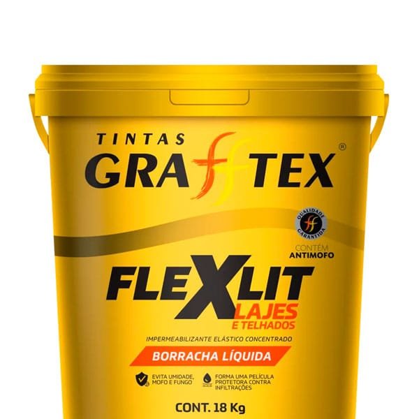 Impermeabilizante Grafftex Flexlit Bco 18Kg — Impermeabilizantes