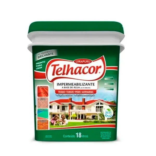 Impermeabilizante Incolor 18L Telhacor — Impermeabilizantes