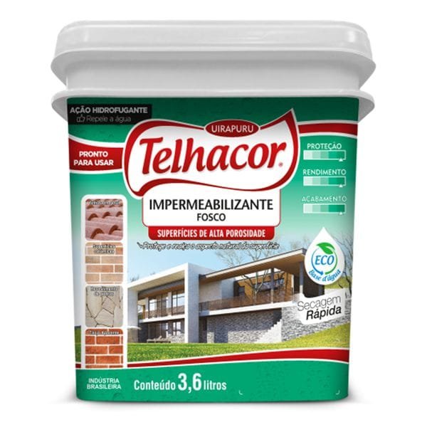Impermeabilizante Telhacor 3,6L ( Verificar Cores) — Impermeabilizantes