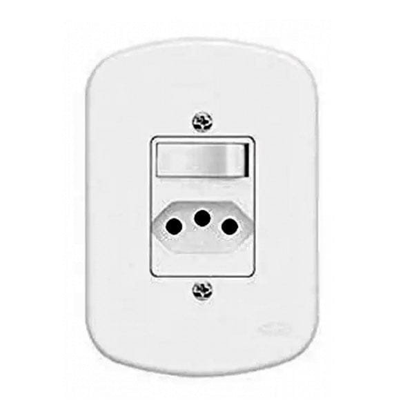 Interruptor Fame Blanc+ 1Tomada Simples — Uncategorized