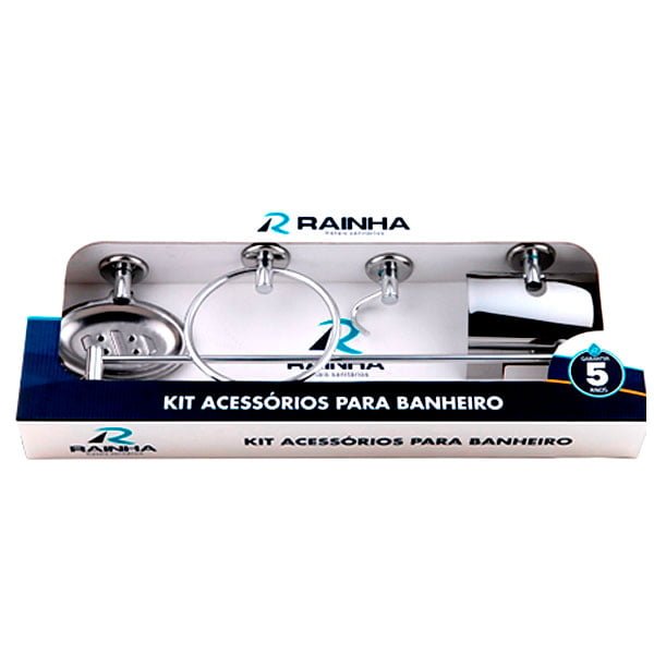 Kit Acessórios Rainha Jr 5 peças — Acessórios Banheiro e Cozinha