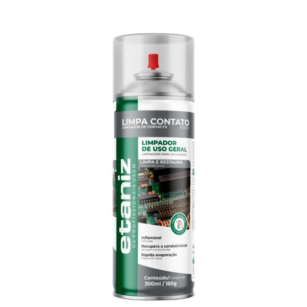 Limpa Contato Spray Etaniz 300ml — Spray