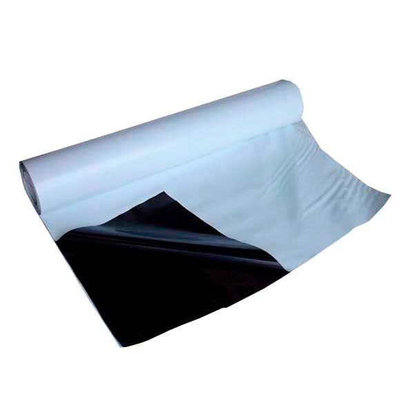 Lona Dupla Face Preta/Branca 04 Mt-100 Micras — Itens Diversos