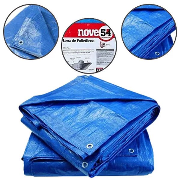 Lona para Veículo Azul 4mx3m - Nove54 — Acessórios Ferramentas
