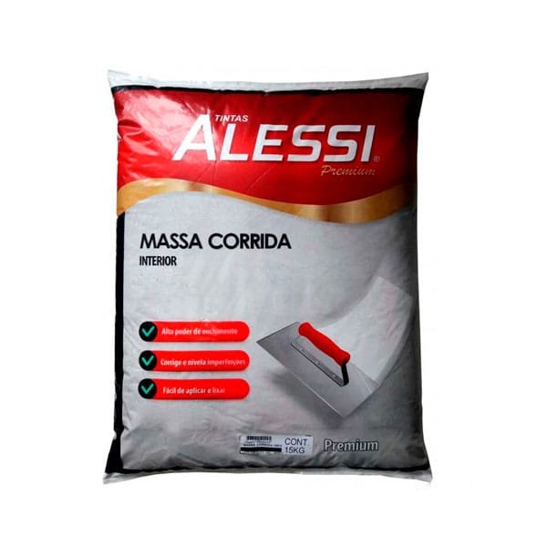 Massa Corrida PVA 15Kg Alessi — Massas Corrida e Acrílica