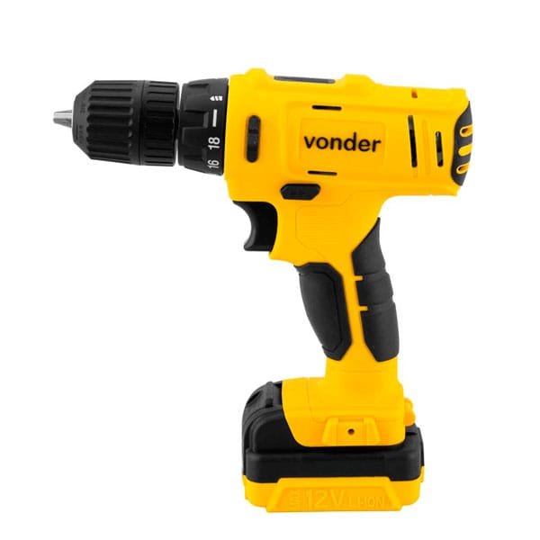 Parafusadeira/ Furadeira Vonder 12v PFV 120 Bivolt — Acessórios Ferramentas