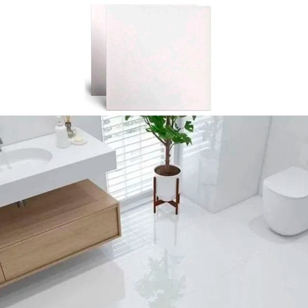 Piso Formigres Branco Brilhante Retificado HD 60x60 cx2,15 — Pisos
