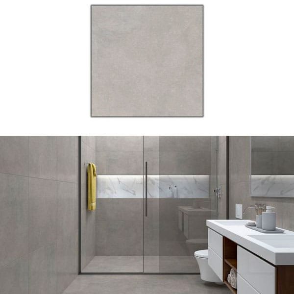 Piso Formigres House Color Cinza Retificado 60x60 cx2,15 — Pisos