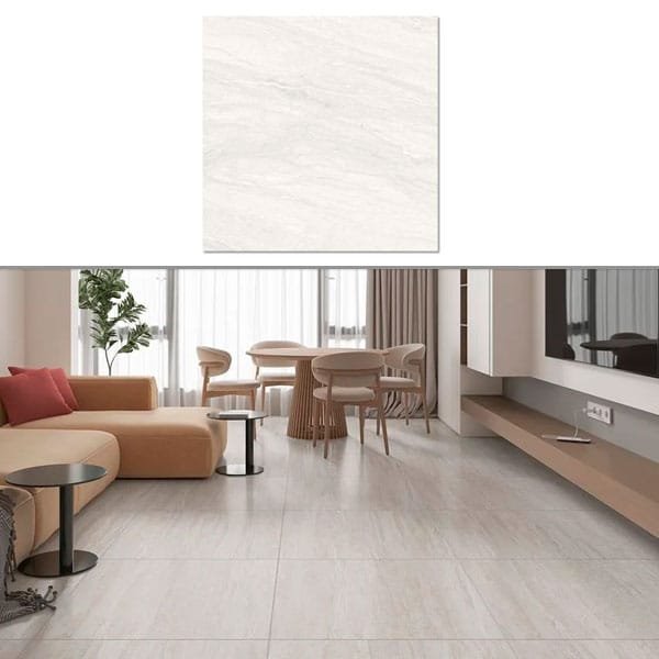 Piso Formigres Mali Cinza Polido Retificado 81x81 cx1,97 — Pisos