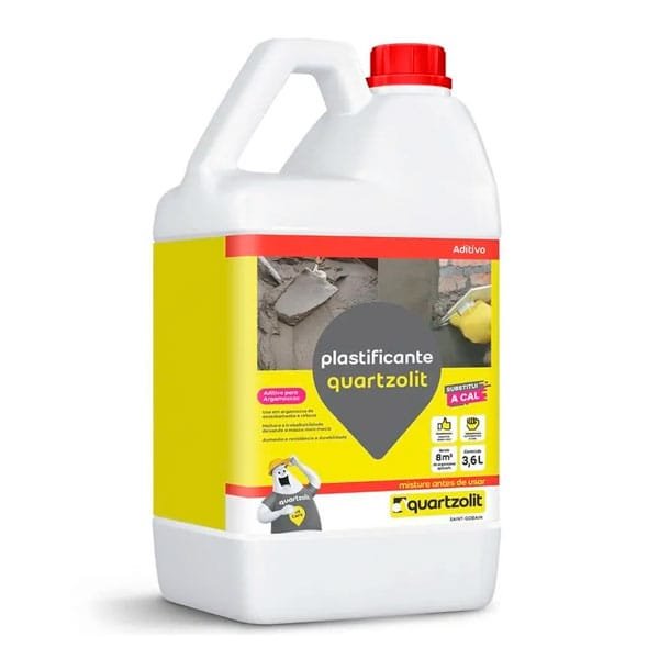 Plastificante Quartzolit 3,6L — Argamassa Externa