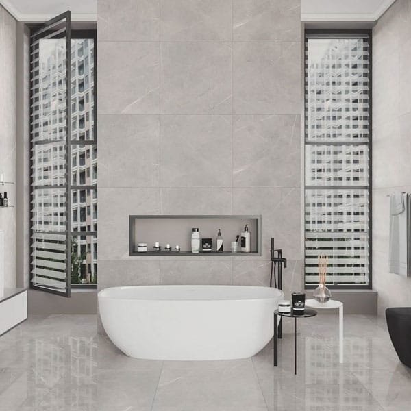 Porcelanato Lef Pulpis Grey Acetinado Retificado 72x72 — imagem 2