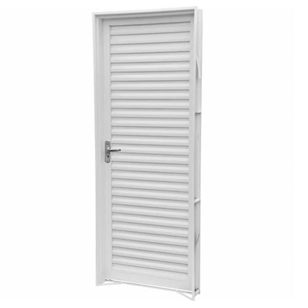 Porta CRV Veneziana Branca Classic 80x2,10 Direita — Portas