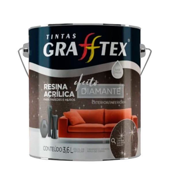 Resina Grafftex Diamante Incolor 3,6 Litros — Resinas