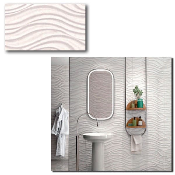 Revestimento Formigres HD Lucca Branco Brilhante 34x60 cx 2,10 — Revestimentos