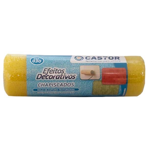 Rolo Textura Médio Chapiscados Castor 23cm — Acessórios Tintas