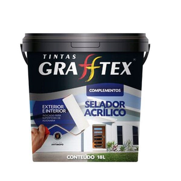 Selador Acrílico Grafftex Branco 18 litros — Seladores e Primers