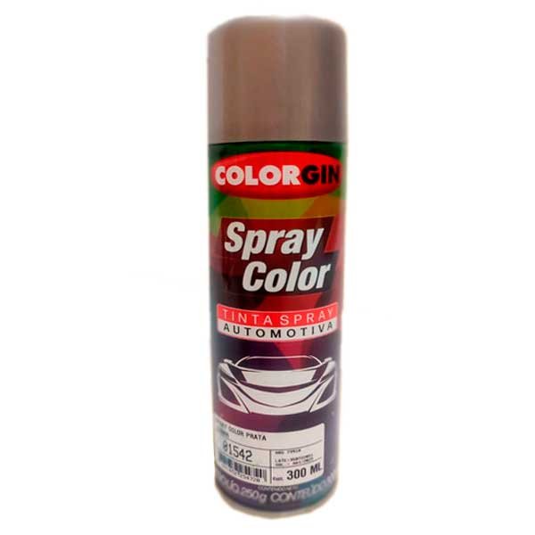 Spray Automotivo Prata Lunar Colorgin — Spray