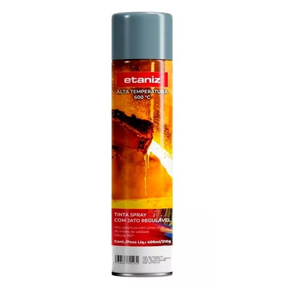 Spray Etaniz Aluminio Alta Temperatura — Spray