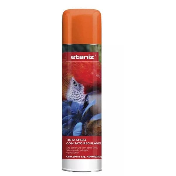 Spray Etaniz Luminoso Laranja — Spray