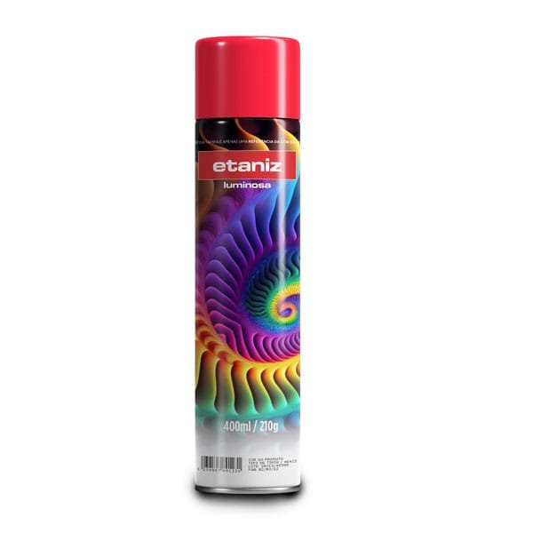 Spray Etaniz Luminoso Vermelho — Spray