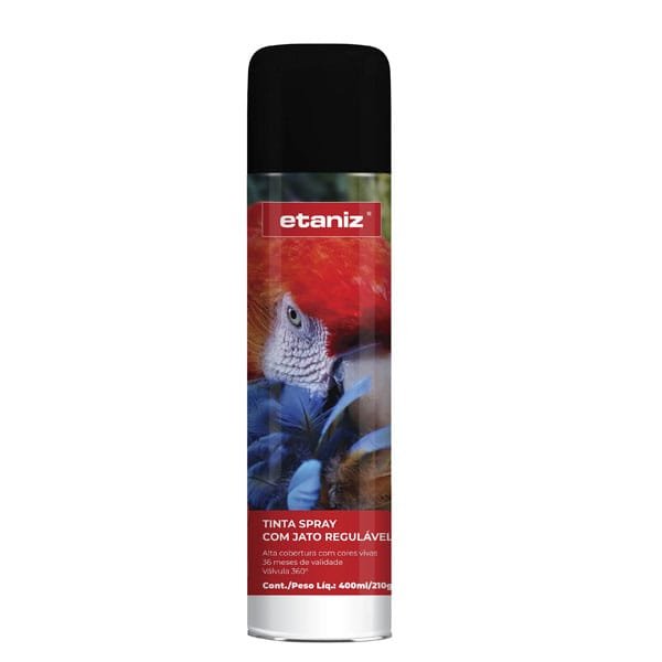 Spray Etaniz Preto Fosco — Spray