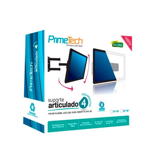Suporte p/ TV Articulado 4Mov. Primetch — Itens Diversos