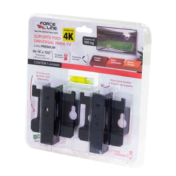 Suporte para Tv Fixo Universal 10 a 100 Forceline — Itens Diversos