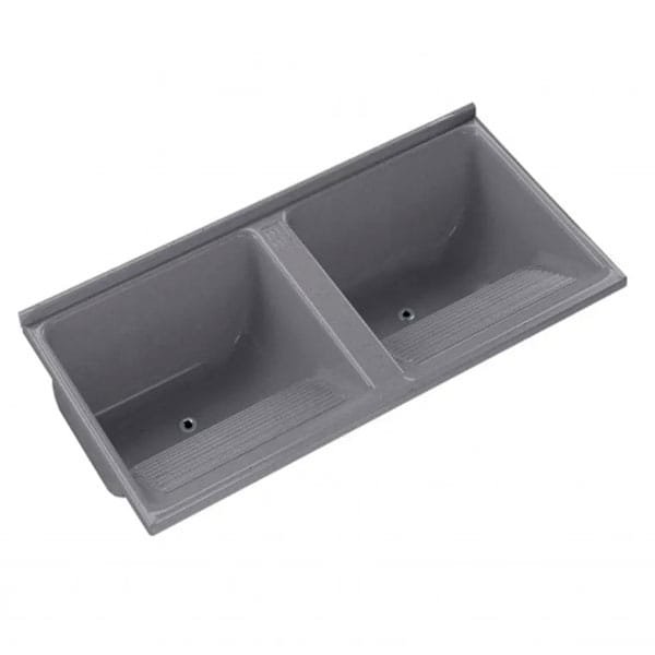 Tanque AJR GRAN Duplo Quadrado 1,24x62 Cinza — Uncategorized