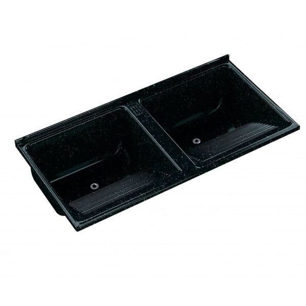 Tanque AJR GRAN Duplo Quadrado 1,24x62 Preto — Uncategorized