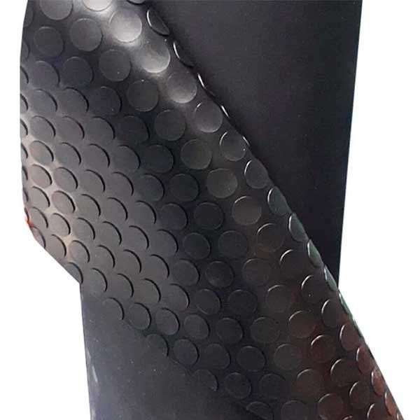 Tapete - Piso Laminado Emborrachado Moeda 1,30m - Preto Kapazi — Itens Decorativos
