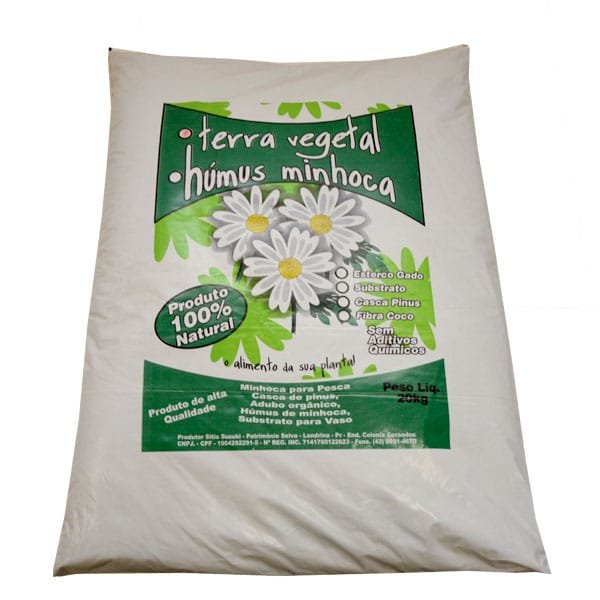 Terra Vegetal 25Kg — Insumos e Adubos