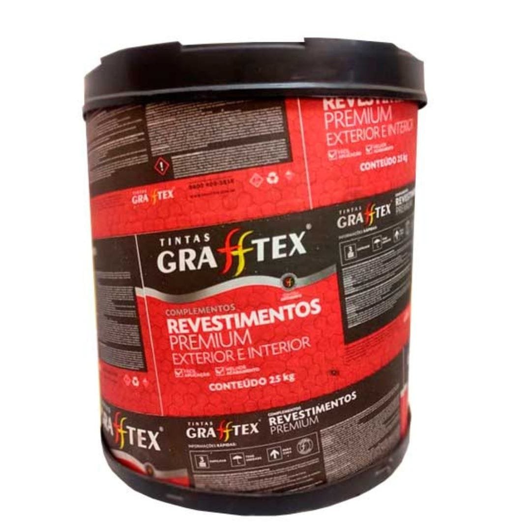 Textura Rústica 25kg Grafftex Cores - Barrica — Acessórios Tintas