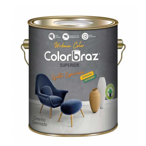 Tinta Cimento Queimado Colorbraz 3,6 Litros — Tintas
