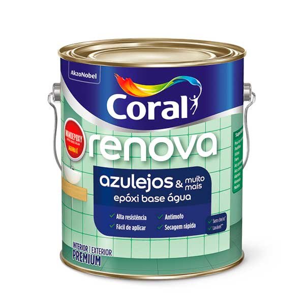 Tinta Coral Renova Azulejo Branco 900ml — Tintas
