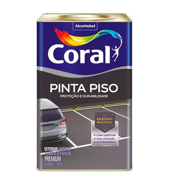 Tinta Piso Coral 18L ( Verificar Cores ) — Tintas